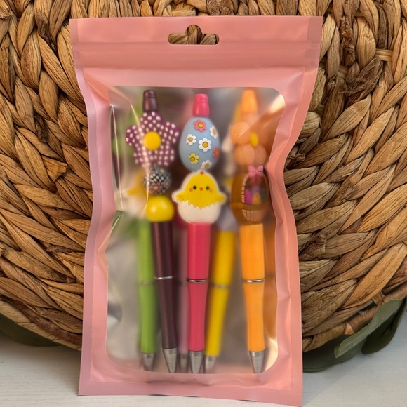 Handmade Other - 🆕 Spring - Easter Beaded Pens Set of 6